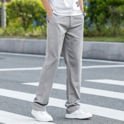 PantalonesMen's summer trousers - thin - straight - cotton