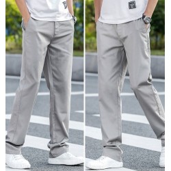PantalonesMen's summer trousers - thin - straight - cotton