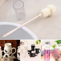 LimpiezaBottle / glasses cleaning brush - long handle - silicone