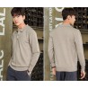 Hoodies & SudaderaMen's POLO pullover - t-shirt with buttons - cashmere