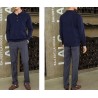 Hoodies & SudaderaMen's POLO pullover - t-shirt with buttons - cashmere