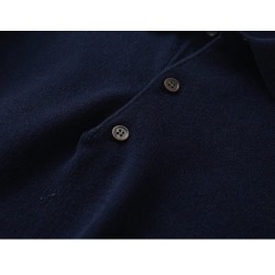 Hoodies & SudaderaMen's POLO pullover - t-shirt with buttons - cashmere