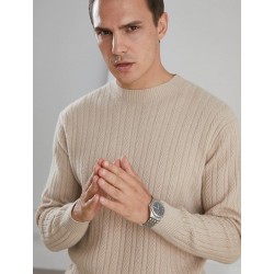 Hoodies & SudaderaElegant men's sweater - pure goat cashmere