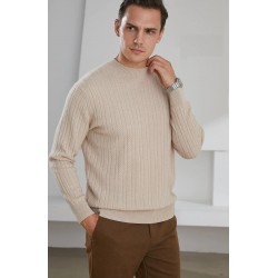 Hoodies & SudaderaElegant men's sweater - pure goat cashmere