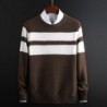 Hoodies & SudaderaClassic knitted sweater with stripes - cashmere / cotton