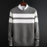 Hoodies & SudaderaClassic knitted sweater with stripes - cashmere / cotton