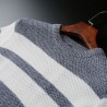 Hoodies & SudaderaClassic knitted sweater with stripes - cashmere / cotton