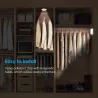 ApliquesLED lamp - with PIR motion sensor - for wall / furniture / stairs - 2 pieces