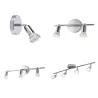 ApliquesCeiling / wall lamp - rotatable - 360 degree adjustable - GU10 base - stainless steel