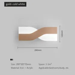 ApliquesNordic style modern wall lamp - LED - adjustable - rotatable