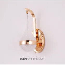 ApliquesModern LED wall light - vintage LED sconce - gold iron