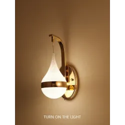 ApliquesModern LED wall light - vintage LED sconce - gold iron