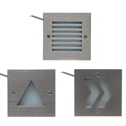 ApliquesWall / stairs / outdoor lamp - stainless steel - IP65 waterproof - LED light - 3W