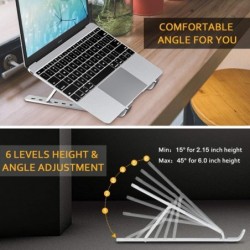 SoporteAluminum laptop / tablet stand - adjustable bracket - non-skid
