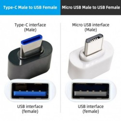 AccesoriosType-C - micro USB 2.0 - OTG adapter - converter
