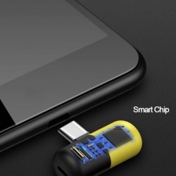 DivisorUSB type-C - 3.5mm jack - aux audio charger - OTG converter - adapter - capsule shape