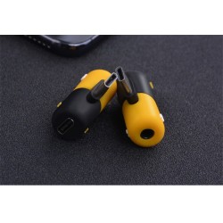 DivisorUSB type-C - 3.5mm jack - aux audio charger - OTG converter - adapter - capsule shape