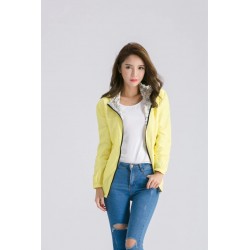 ChaquetasSpring / autumn hooded jacket - two sided - with zipper - cartoon print