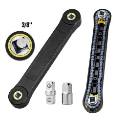Llave inglesaLlave de extensión universal - con 2 adaptadores - 3/8"