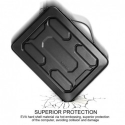 Protective hard shell - laptop sleeve - with handle - waterproof - 13" / 14" / 15.6" / 17"Protection