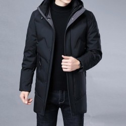 ChaquetasLuxurious warm winter jacket - long parka - with hood - duck down