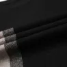 Fashionable warm men's sweater - knitted wool - geometric printHoodies & Sweatshirt