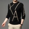 Hoodies & SudaderaElegant knitted sweater - big letter print