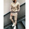 PantalonesFashionable sports tracksuit - sweatshirt with a zipper / long pants - slim fit - 3D printing