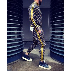 PantalonesFashionable sports tracksuit - sweatshirt with a zipper / long pants - slim fit - 3D printing