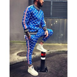 PantalonesFashionable sports tracksuit - sweatshirt with a zipper / long pants - slim fit - 3D printing