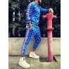 PantalonesFashionable sports tracksuit - sweatshirt with a zipper / long pants - slim fit - 3D printing