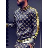 PantalonesFashionable sports tracksuit - sweatshirt with a zipper / long pants - slim fit - 3D printing