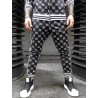 PantalonesFashionable sports tracksuit - sweatshirt with a zipper / long pants - slim fit - 3D printing
