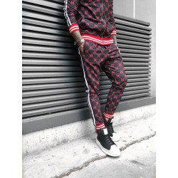PantalonesFashionable sports tracksuit - sweatshirt with a zipper / long pants - slim fit - 3D printing