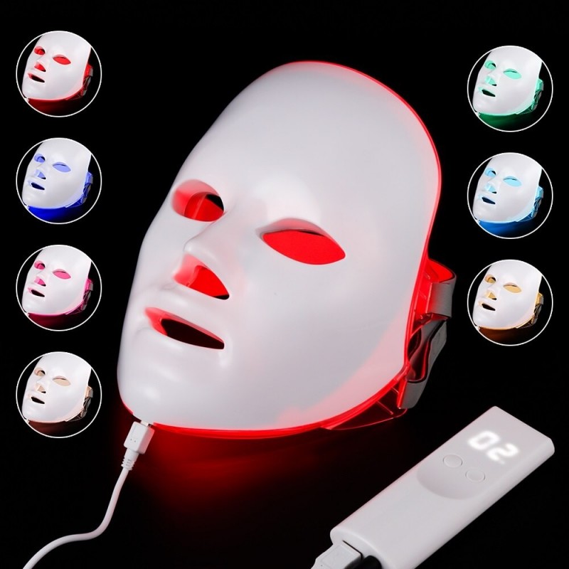 Beauty face mask - 7 colors LED - skin rejuvenation - anti acne - whitening - anti wrinkle - phototherapyMouth masks