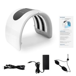 Mascarillas bucalesPDT LED face mask - light therapy - skin tightening / rejuvenation / dark spots remover - 7 colors