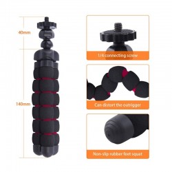 TitularesMini tripod octopus - flexible spider legs - for camera / phone / GoPro / Canon / Nikon / Sony / DSLR