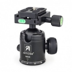 Trípodes y soportesProfessional high tripod - monopod - stand - fast flip lock - CNC 36mm ball head - for DSLR camera - 201cm