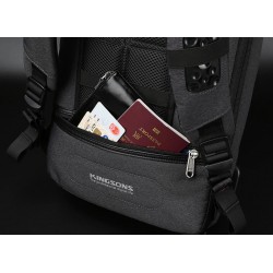 MochilasMochila multifunción de moda - con puerto de carga USB - bolsa para laptop de 13 "/ 15"