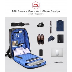 MochilasMochila multifunción de moda - con puerto de carga USB - bolsa para laptop de 13 "/ 15"