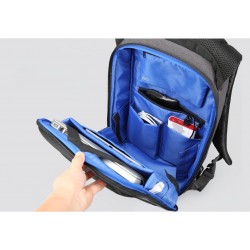 MochilasMochila multifunción de moda - con puerto de carga USB - bolsa para laptop de 13 "/ 15"