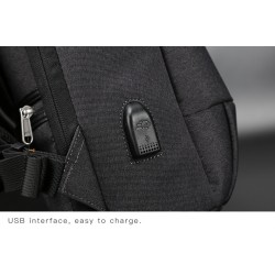 MochilasMochila multifunción de moda - con puerto de carga USB - bolsa para laptop de 13 "/ 15"