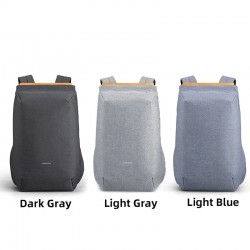 Fashionable backpack - bag for 15'' laptop - with USB charging port - waterproofBackpacks