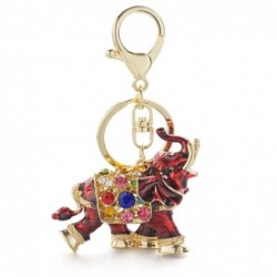 llaveroColorful crystal elephant - keychain