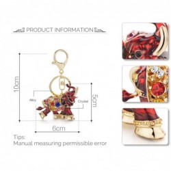 llaveroColorful crystal elephant - keychain