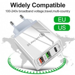 CargadoresUniversal charger - quick charge - 3.0 - PD - USB type-C - 30W