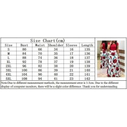 VestidosElegant long dress - summer flowers print - plus size