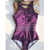 Baño y ropaOne piece mesh swimsuit - high neck - backless