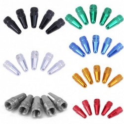 BicicletaBicycle wheel valve - aluminum cap - dust covers - 5 pieces