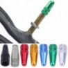 BicicletaBicycle wheel valve - aluminum cap - dust covers - 5 pieces